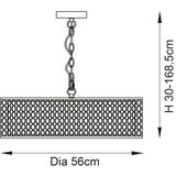  Endon 101569 - Luster na lancu CORDERO 3xE27/10W/230V zlatna | Eponuda.com