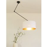  LED podesiv luster na štapu GORTA 1xE27/60W/230V bela/zlatna | Eponuda.com