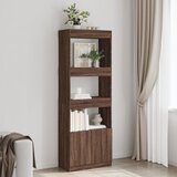 vidaXL Visoka omara rjavi hrast 63x33x180 cm inženirski les Cene