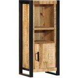 Furnova Kopalniška omarica 40x30x90 cm Masivni les Grobo mango, (21947180) | Shoptok.si