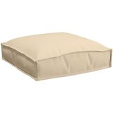 Vanjski jastučić Set od 6 Bež Poliester 40 x 40 x 8 cm | shoptok.hr