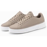 Ombre Men's eco leather sneaker shoes with thick sole - ash | shoptok.hr