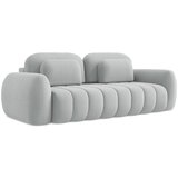 Makamii Svijetlo siva sklopiva/s prostorom za odlaganje sofa od bouclé tkanine 266 cm Pele – | shoptok.hr