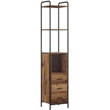  Set ormarića za kupaonicu 4 kom. Staro drvo 40 x 36 x 200,5 cm | shoptok.hr