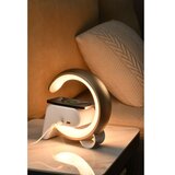  Immax 08986L-LED RGB prigušiva lampa sa budilnikom i Qi bežičnim punjenjem 30W/230V zlatna | Eponuda.com