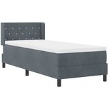  Krevet s opruga kutije Tamno siva 200 x 80 cm Baršun | shoptok.hr