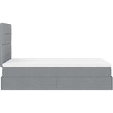 vidaXL Okvir kreveta s madraca svijetlosivi 120x200cm od tkanine | shoptok.hr