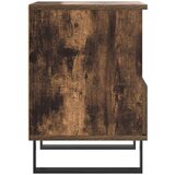 vidaXL Nočna omarica 2 kosa dimljen hrast 40x35x50 cm inženirski les | Shoptok.si