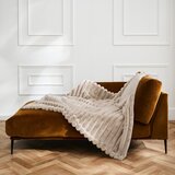 Douceur d intérieur Bež deka od mikropliša 125x150 cm Boudoir – | shoptok.hr