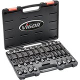 Vigor set ugaonih nasadnih ključeva(XZN) 12-ugaoni (set 26 komada) V6018 | ePonuda.com