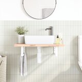  Nosači polica za umivaonik 2 kom bijeli pravokutni čelični Bijela 15 x 40 cm | shoptok.hr