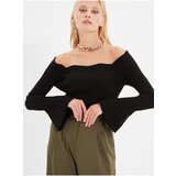 Trendyol Black Carmen Collar Knitwear Sweater | shoptok.hr