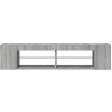 TV ormarić s LED svjetlima boja hrasta sonome 135 x 39 x 30 cm | Eponuda.com