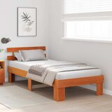  Krevetna konstrukcija s uzglavljem Vosak smeđa 100 x 200 cm | shoptok.hr