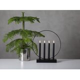 Star Trading Črn LED svečnik Best Season Glossy, višina 35 cm Cene