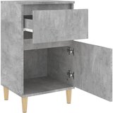  Noćni ormarići 2 kom siva boja betona 40x35x70 cm | shoptok.hr