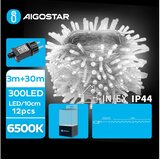 Aigostar LED spoljašnji božićni lanac 300xLED/8 funkcija 33m IP44 hladno belo Cene