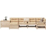vidaXL 7-dijelni set vrtnih sofa od masivne borovine Cijene