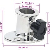  Okrugla baza za bimini za cijev od 26 mm 2 kom nehrđajući čelik | shoptok.hr