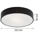  Argon 3570 - LED plafonsko svetlo DARLING LED/25W/230V prečnik 35 cm crna | Eponuda.com