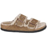 Birkenstock Natikači Arizona Shearling Kostanjeva | Shoptok.si