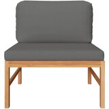  Srednja sofa s tamnosivim jastucima od masovne tikovine | shoptok.hr