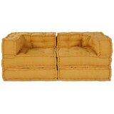  Modularna sofa 2 pcs Žuta 140 x 70 x 56 cm Tkanina | shoptok.hr