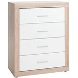  Komoda Favrbo 4 fioke hrast/bela ( 3659585 ) | ePonuda.com