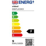  Vrtna LED svjetiljka 9 W crna ovalna | shoptok.hr
