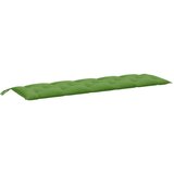  Jastuk za vrtnu klupu prošarano zeleni 180x50x7 cm od tkanine | shoptok.hr