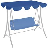  Zamjenski krov za vrtnu ljuljačku plavi 188/168 x 145/110 cm | shoptok.hr