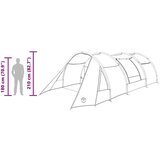  Tunelski šator s krovom Plava i siva 778 x 356 x 210 cm | shoptok.hr