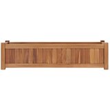  Povišena gredica 100 x 30 x 25 cm od masivne tikovine | shoptok.hr