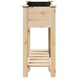 vidaXL Sadeći i saksije Prirodno drvo Drvo s oblogom 71 x 37 x 76.5 cm | shoptok.hr