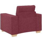 SOFA 3 pcs Vjetrovita Crvena 221 x 80 x 80 cm Platnasta tkanina | shoptok.hr