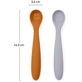 Kave Home Svijetlo plave/narančaste plastične/silikonske dječje žlice u setu 2 kom Lili – | shoptok.hr