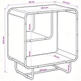  Komoda Staro drvo 60 x 37,5 x 64,5 cm Konstruirano drvo Slike