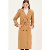 Dewberry Z6737 WOMEN'S TRENCH COAT-FLAT CAMEL Cijene