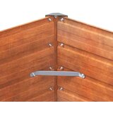  Povišena vrtna gredica boja hrđe 100x100x45 cm čelik COR-TEN | shoptok.hr