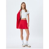 Koton Pleated Mini Short Skirt