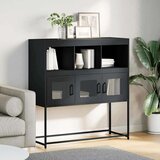 vidaXL Komoda antracit 100,5 x 39 x 107 cm od hladno valjanog čelika | shoptok.hr