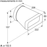 Bosch kanal za adapter, okrugli-ravan HEZ9VDSI0 | shoptok.hr