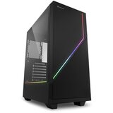 Sharkoon rgb flow midiatx okno črno ohišje Cene