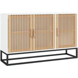 Maison Chic Komoda - Predalnik bela 105x30x65 cm inženirski les, (21716429) Cene