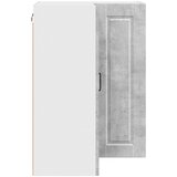 Zidni kutni ormar PORTO Betonski sivi 57 x 57 x 80 cm | Eponuda.ba
