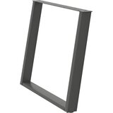  Noge za blagovaonski stol U-oblik 2 kom antracit 90 x (72-73) cm čelik | shoptok.hr