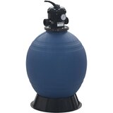 vidaXL Bazenski peščeni filter s 6-pozicijskim ventilom moder 560 mm | Shoptok.si