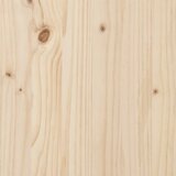  Okvir kreveta s uzglavljem 100 x 200 cm od masivne borovine | shoptok.hr