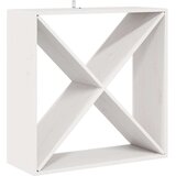  Stalak za vino 4 pcs Bijelo 62 x 25 x 62 cm Čvrsto borovo drvo | shoptok.hr