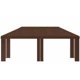 Gazebo Pokrivač 6 x 3 m Smeđa Poliester 190 gsm | Eponuda.ba